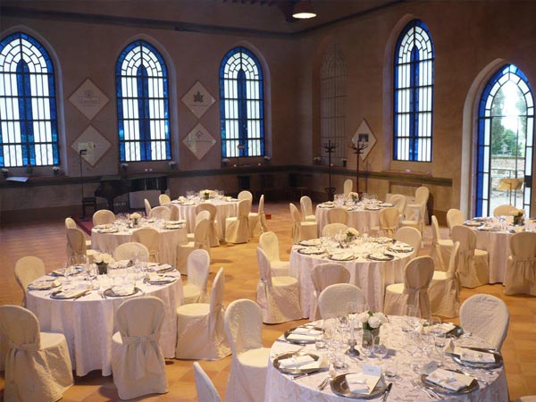 The wedding hall