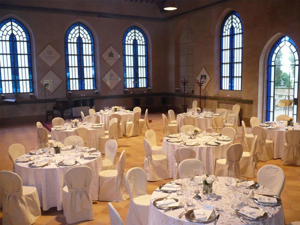 La sala per i matrimoni